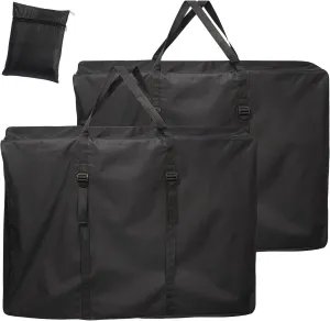 Extra Large Outside Folding Chair Storage Bag with Zipper and Handles, 600D Folding Chair Carry Bag for Zero Gravity Chair Cover, Portable Folding Lounge Chair Carrying Bags, 43" L x 11" W x 29" H
