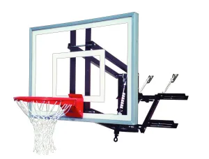 First Team RoofMaster Turbo Adjustable Basketball Goal - 36 x 54 Tempered Glass