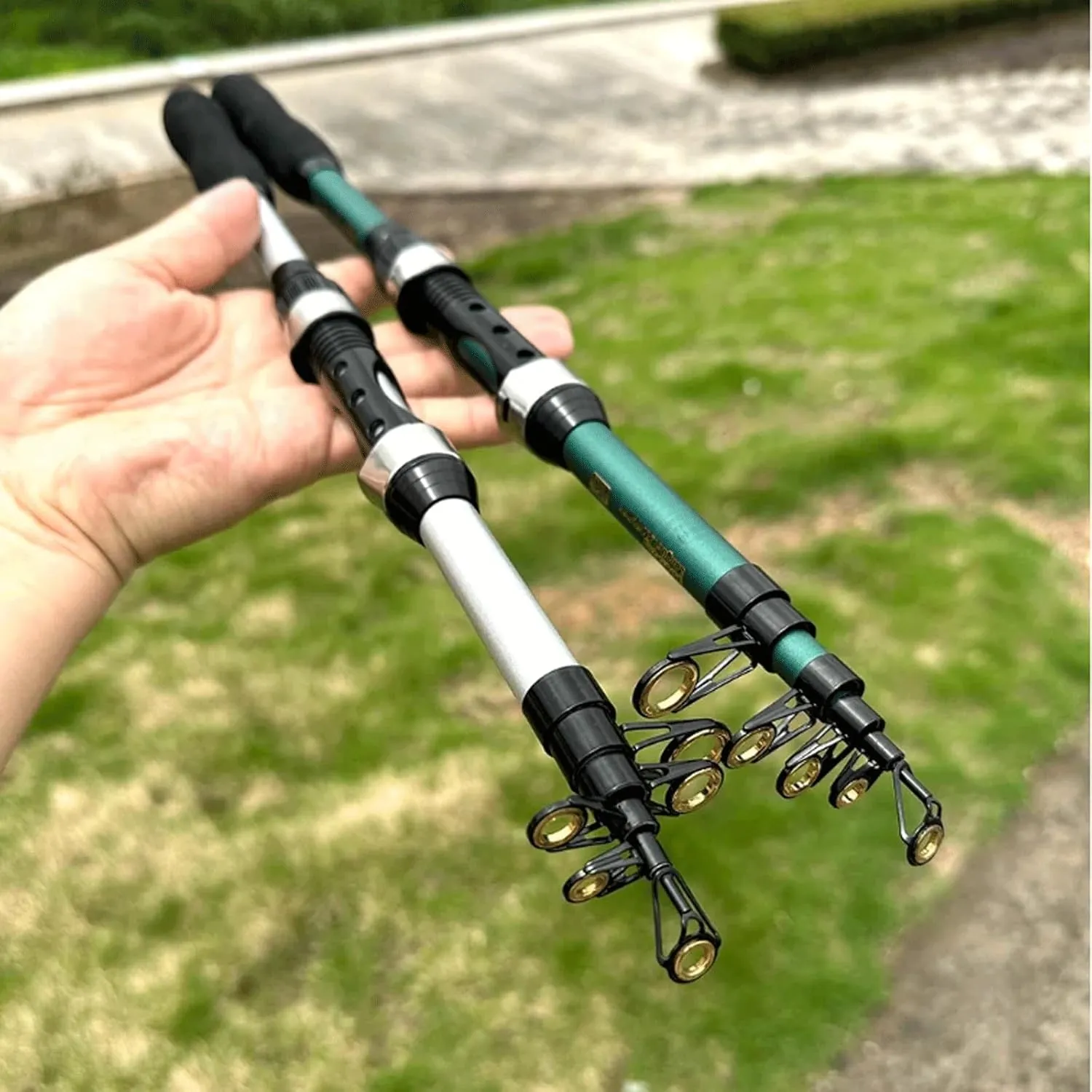 Fishing Rods 1.8M Fishing Rod Tackle Spinning Fishing Rods 5g-20g Carp Telescopic Sea Pole Bait Test Sea Fishing Rod Fishing Accessories