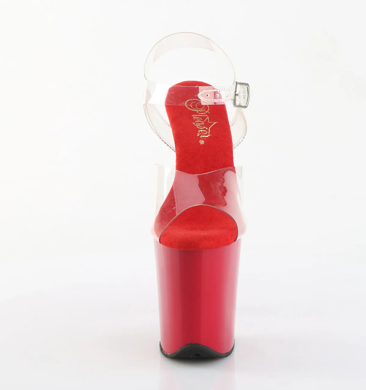 Flamingo-808 Red Platform Heels