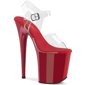 Flamingo-808 Red Platform Heels