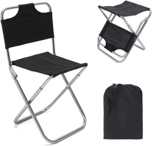 Folding Camping Camping Chair Ultralight Outdoor Folding Chair Portable Backrest Fishing Stool Aluminum Art Sketching Bench Chair Chairs Foldable
