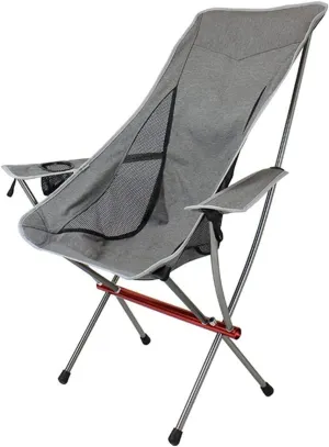 Folding Chair Camping Chair Folding Chair Portable Chair Outdoor Camping High Back Chair Portable Ultralight Seat Backpacking Chair with Soft Armrests for Hiking Camping Chairs for Adults