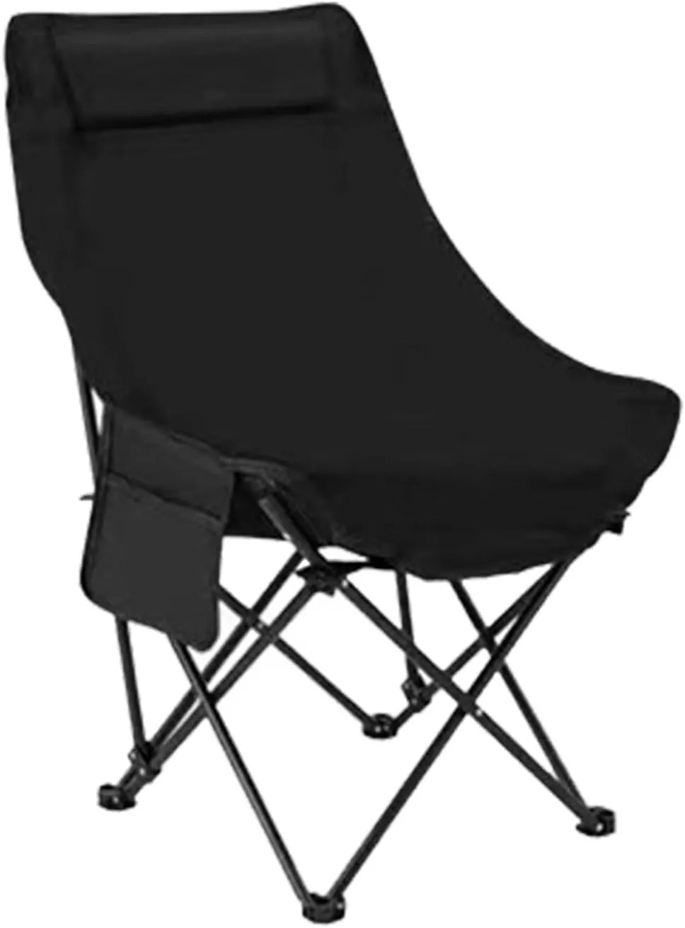 Folding Chair Camping Gear Tear Resistant Easy to Store Lightweight Sturdy Fishing Stool Seat for Household Hiking Outdoor