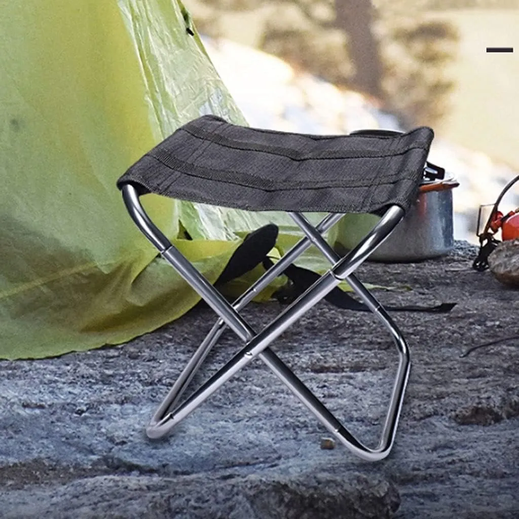 Folding Chair Portable Camping Stool Compact Folding Stool, Suitable for Camping, Fishing, Gardening, Traveling and Beach Outdoor Patio Lawn Picnic (Color : A)
