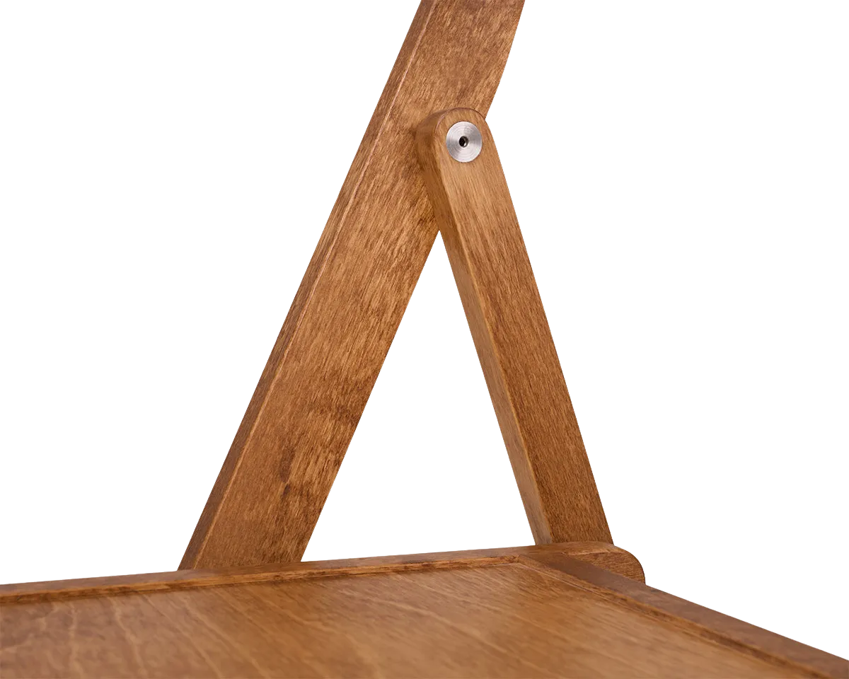 Folding Flat Chair | Warm Brown Birch