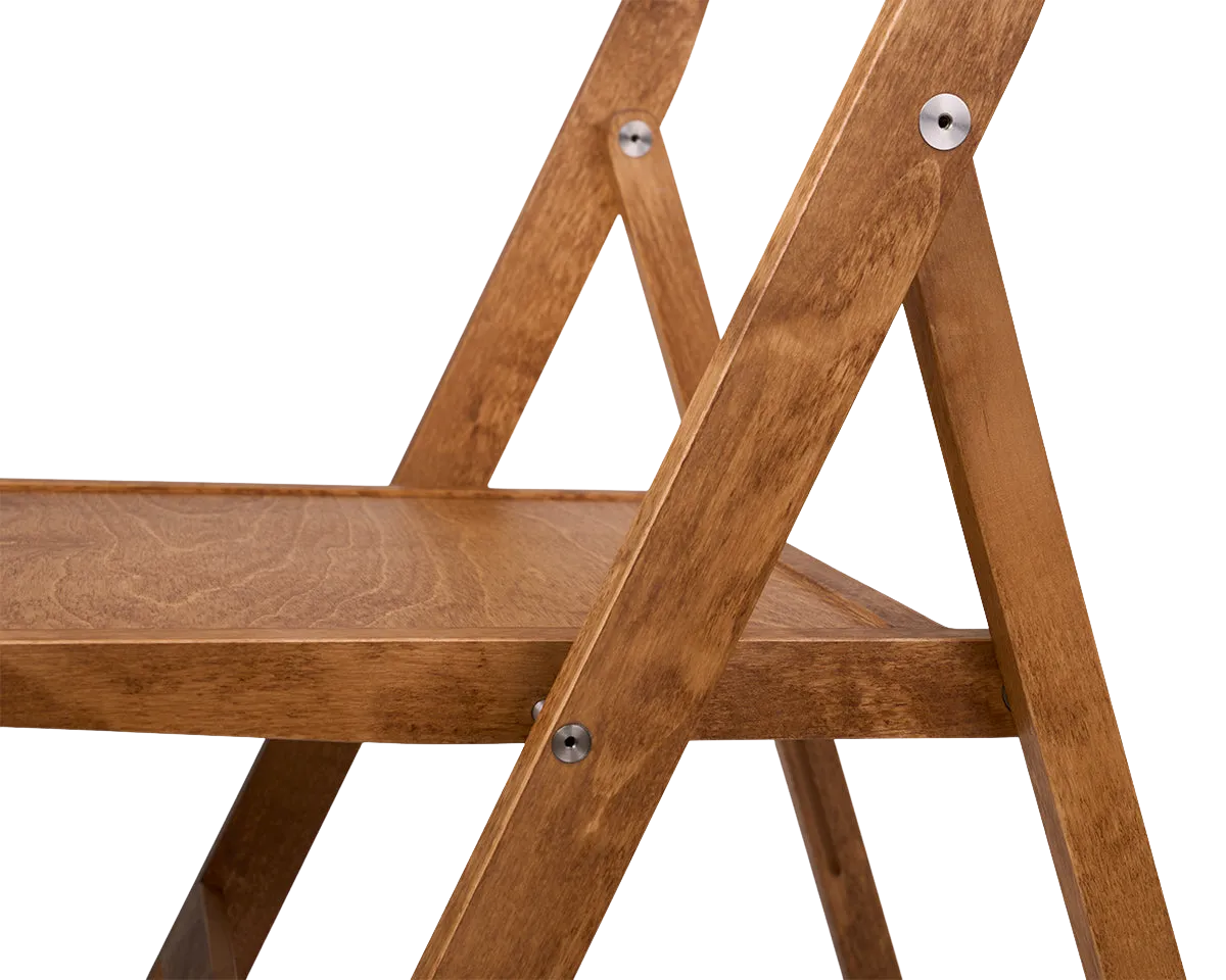 Folding Flat Chair | Warm Brown Birch
