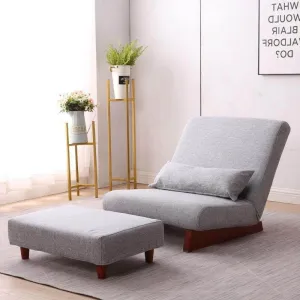 Folding Japanese Floor Sofa Chair - Stylish Single Seating