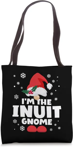 Funny Inuit Gnome Family Matching Group Happy Christmas Tote Bag