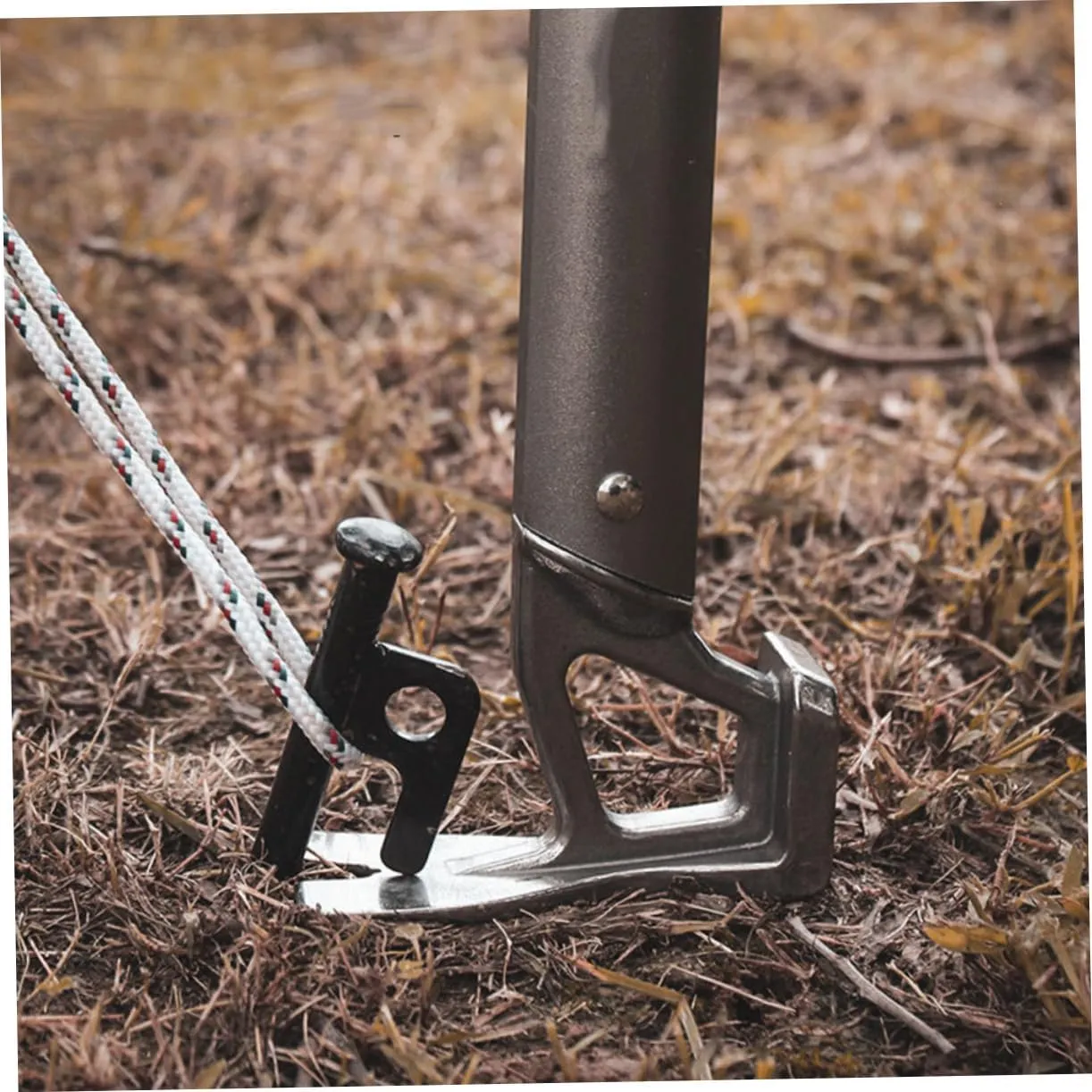 Gadpiparty Outdoor Tent Stake Hammer Lightweight Aluminum Handle Multi-functional Camping Tool for Driving Stakes Peg Removal Digging for Tents Tarps Backpacking
