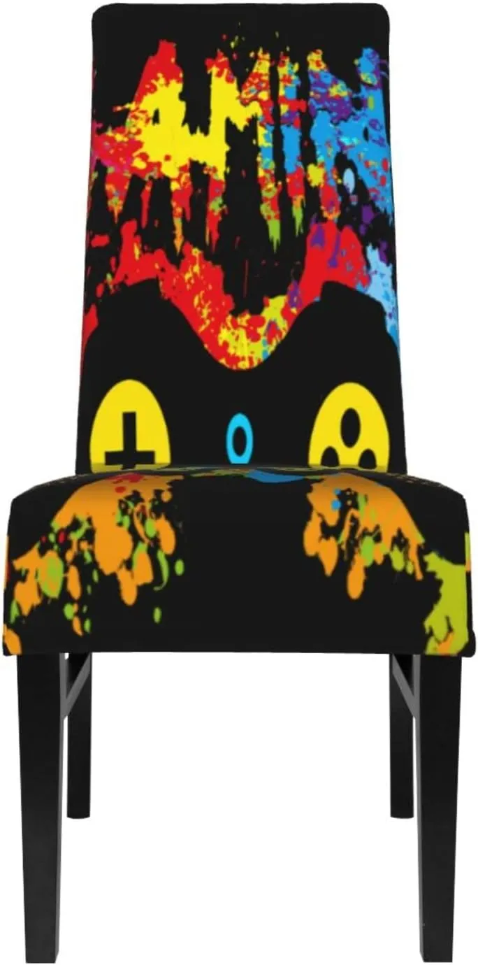 Gaming Lunch Bag Dining Chair Cover Removable Seat Cover Protection Chair Stretch Protective Cover for Restaurant Hotel Party Wedding Seat Cover