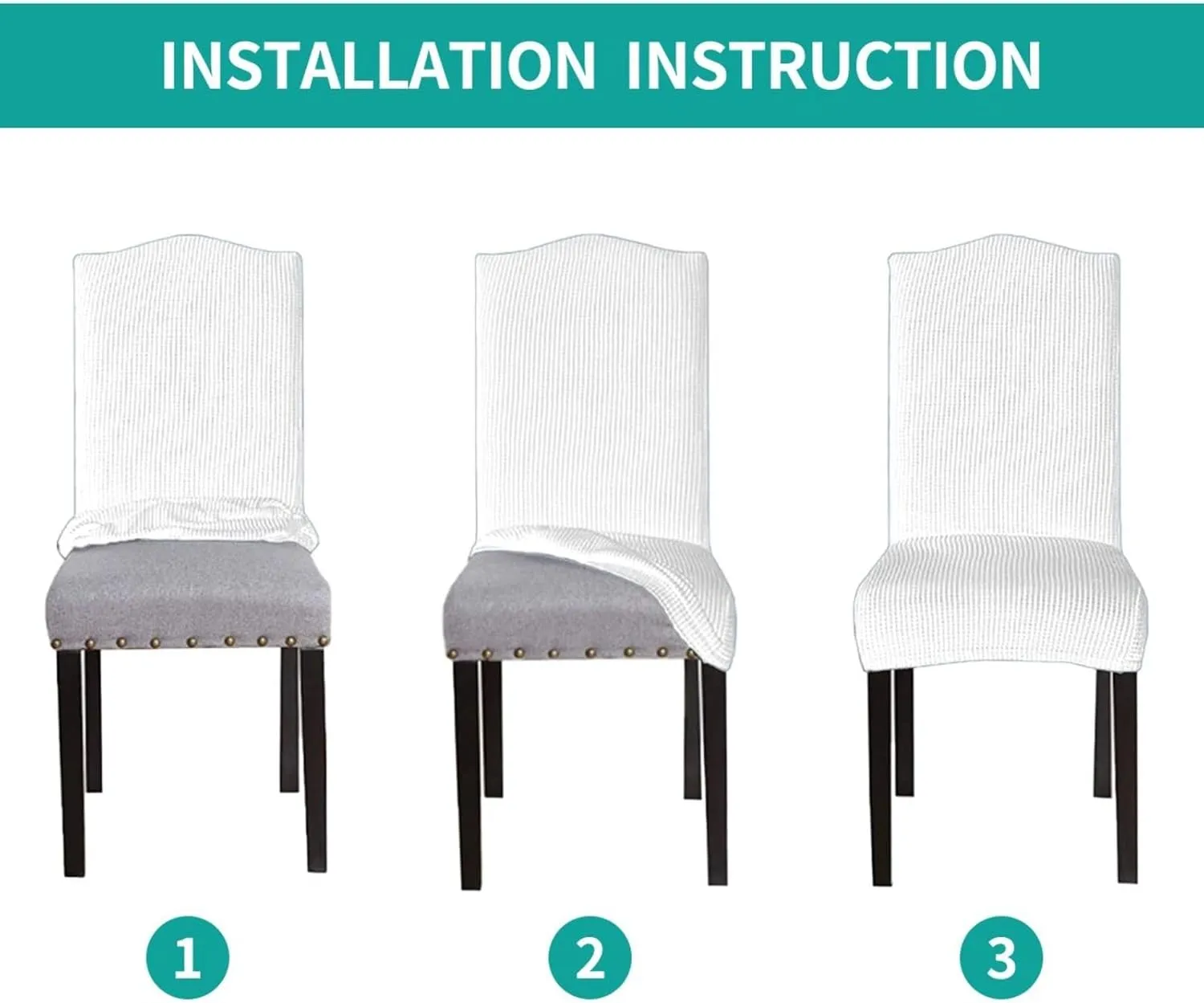 Gaming Lunch Bag Dining Chair Cover Removable Seat Cover Protection Chair Stretch Protective Cover for Restaurant Hotel Party Wedding Seat Cover