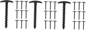 GANAZONO 3sets Tent Pegs for Heavy Duty Stakes Mallet Bulk Pack for Camping and Canopy 10pcs*3