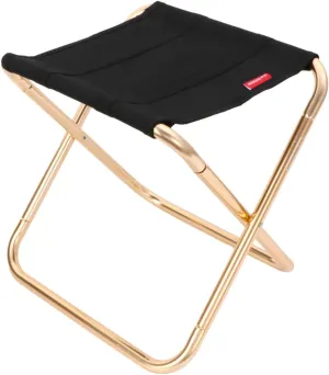 GANAZONO Foldable Lounge Chair Collapsible Aluminum Stool for Outdoor Activities Travel