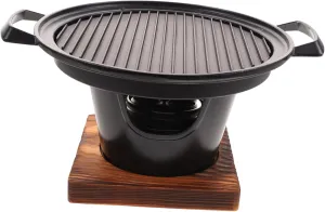 Garneck Portable Bbq Grill Mini Hibachi Grill for Camping Picnics Outdoor Cooking