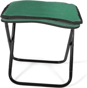 Gatuida Outdoor Stool Portable Camping Chair Lightweight Foldable Sturdy Aluminum Comfortable for Hiking