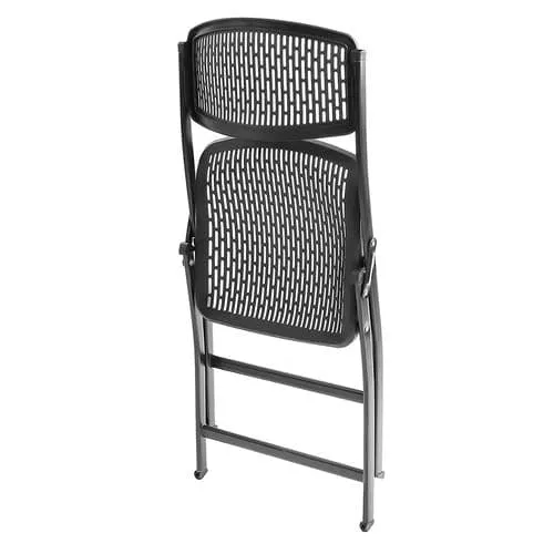 Genesis Folding Chair Black 48 cm x 56 cm x 82 cm / 18 inch x 22 Inch x 32 Inch - 395738