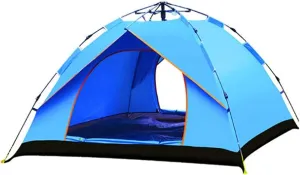 GeRRiT Tent Lightweight 3-Season Camping/Traveling 2-4 Person, Family Instant Pop Up Camping Tent for Beach BBQ Park Fishing Mountain House Sun Shade Canopy