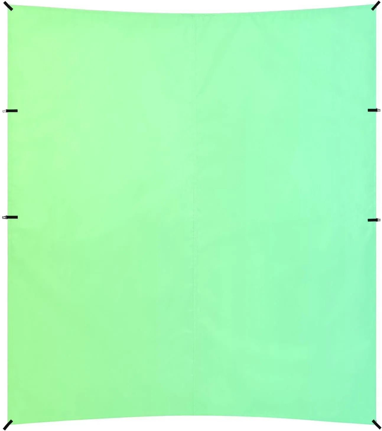 Green Gradient Foldable Beach Canopy UPF50  Lightweight Sun Shade with Sandbags, Sand Shovel, Poles for Backyard and Camping