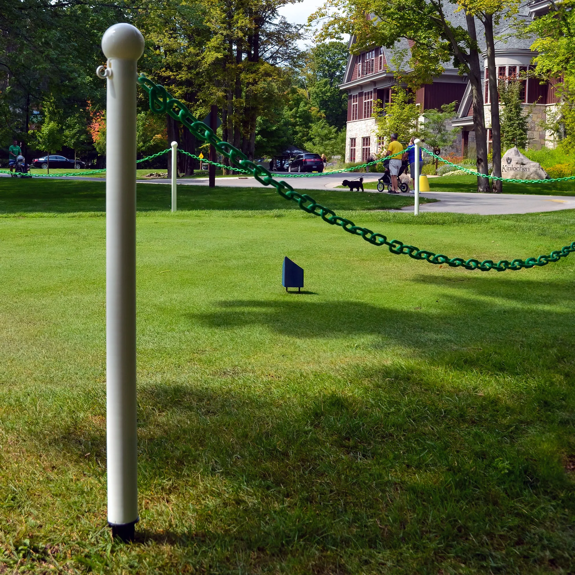 Ground Pole Kits with Plastic Chain