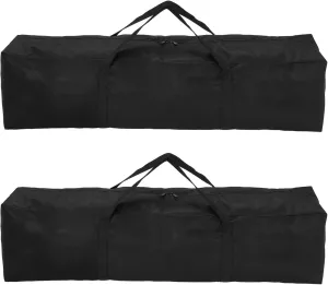 HARFINGTON 2pcs Camping Chair Replacement Bag 31.5" x 7.9" Folding Chair Carry Bag Oxford Cloth Storage Tent Bag with Handle Strap for Travel Outdoor Camping Sports, Black