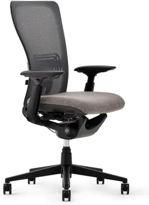 Haworth Zody Standard Posture Mesh Office Chair – Ergonomic Desk Chair with Pneumatic Seat Height Adjustments and Forward Tilt Option - with Lumbar Support (Steel)
