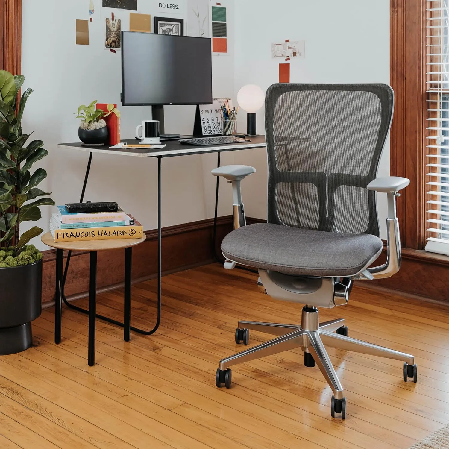 Haworth Zody Standard Posture Mesh Office Chair – Ergonomic Desk Chair with Pneumatic Seat Height Adjustments and Forward Tilt Option - with Lumbar Support (Steel)
