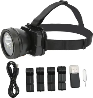Head Mounted Action Camera,Night Vision Camera,Head Mounted Camera, 1080P HD Video Camcorder Led Headlamp Waterproof Night Vision for Outdoor Sport