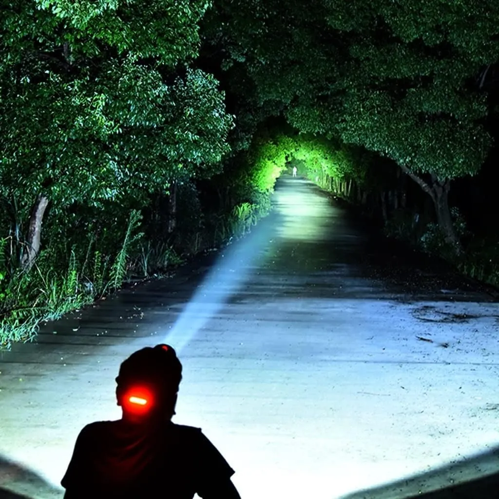 Headlamp Strong Light Rechargeable Head-Mounted Outdoor Flashlight Night Fishing Long Life LED Miner's Lamp Headlamp (Color : White Light)
