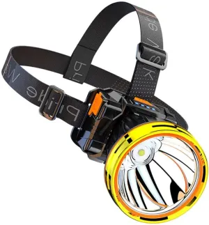 Headlamp Strong Light Rechargeable Head-Mounted Outdoor Flashlight Night Fishing Long Life LED Miner's Lamp Headlamp (Color : White Light)