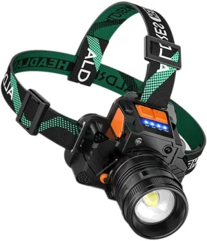 Headlamp Strong Light Rechargeable Head-Mounted Outdoor Flashlight Night Fishing Long Life LED Miner's Lamp Headlamp
