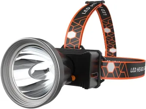 Headlamp Strong Light Rechargeable Head-Mounted Outdoor Flashlight Night Fishing Long Life LED Miner's Lamp Headlamp(White Light)