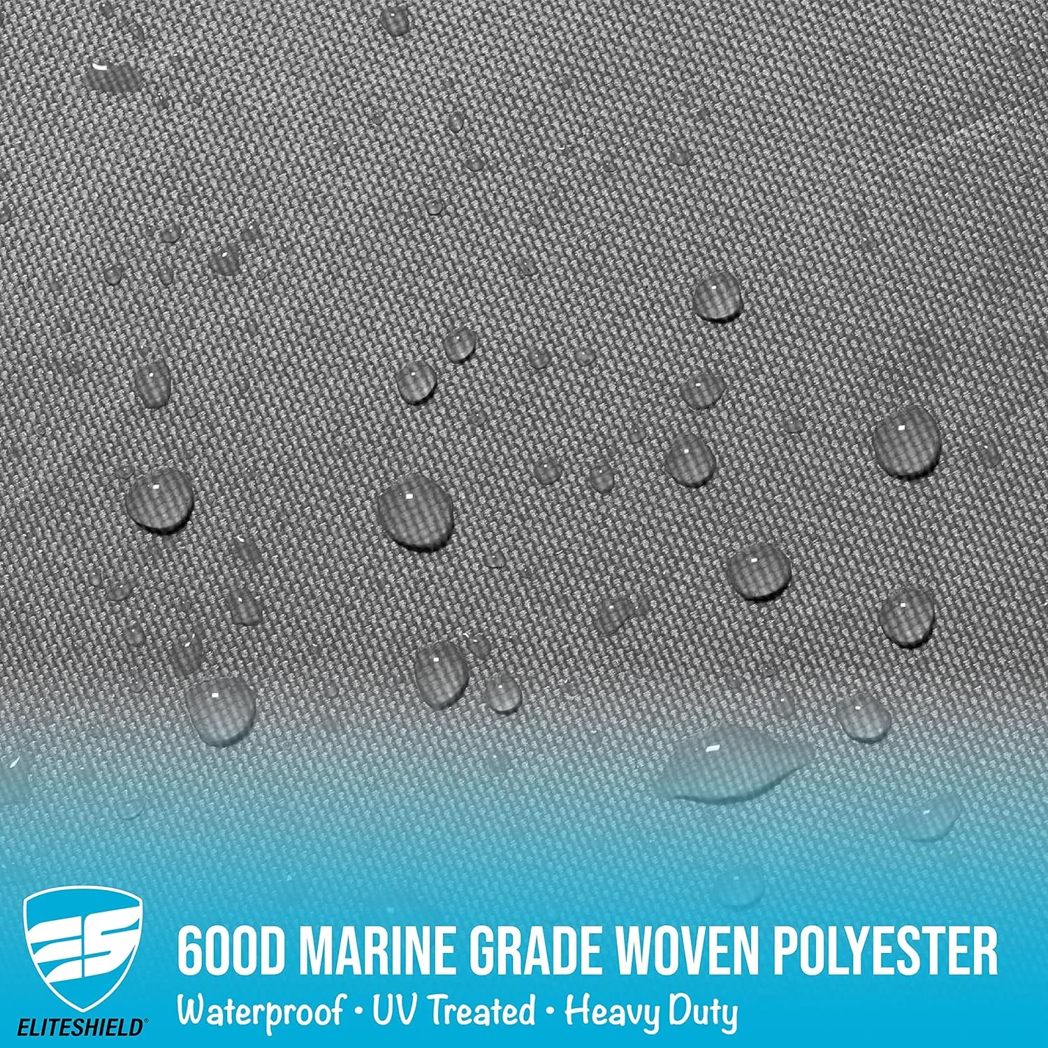 Heavy Duty T Top Hard Top Boat Cover, Marine Grade Solution-Dyed Polyester, UV Treated, Water Resistant, Fade Resistant, Tear Resistant Gray Color 29 ft - 30 ft Long, 120" Wide