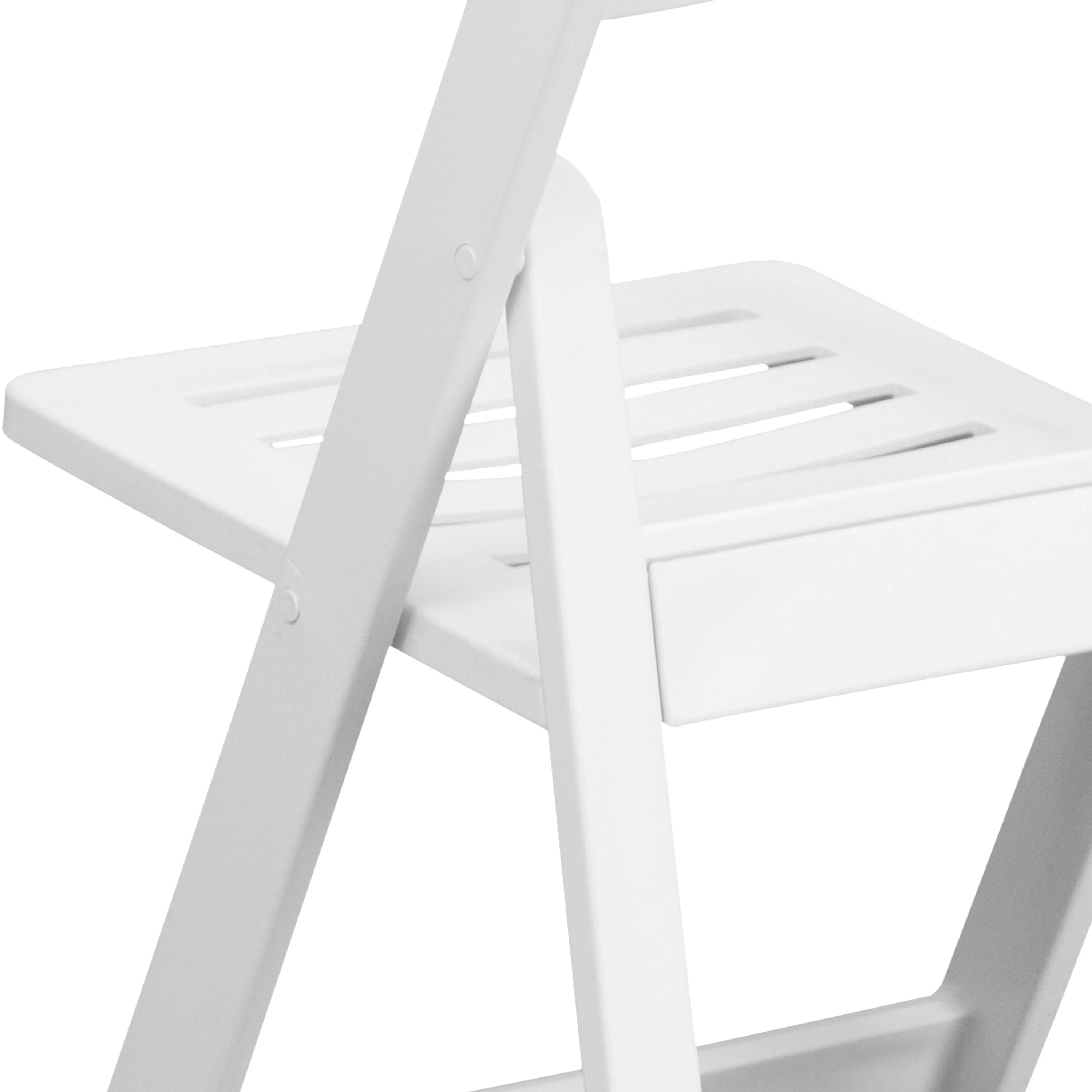 HERCULES Series 800 lb. Capacity Resin Folding Chair with Slatted Seat