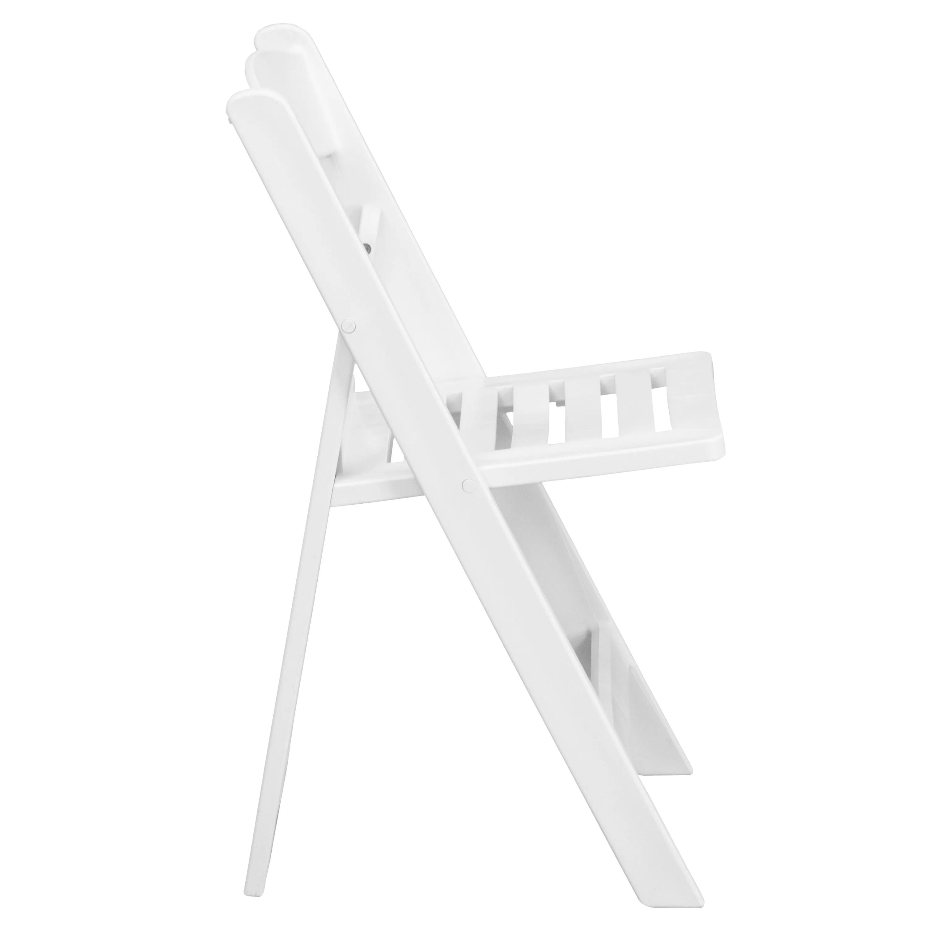 HERCULES Series 800 lb. Capacity Resin Folding Chair with Slatted Seat