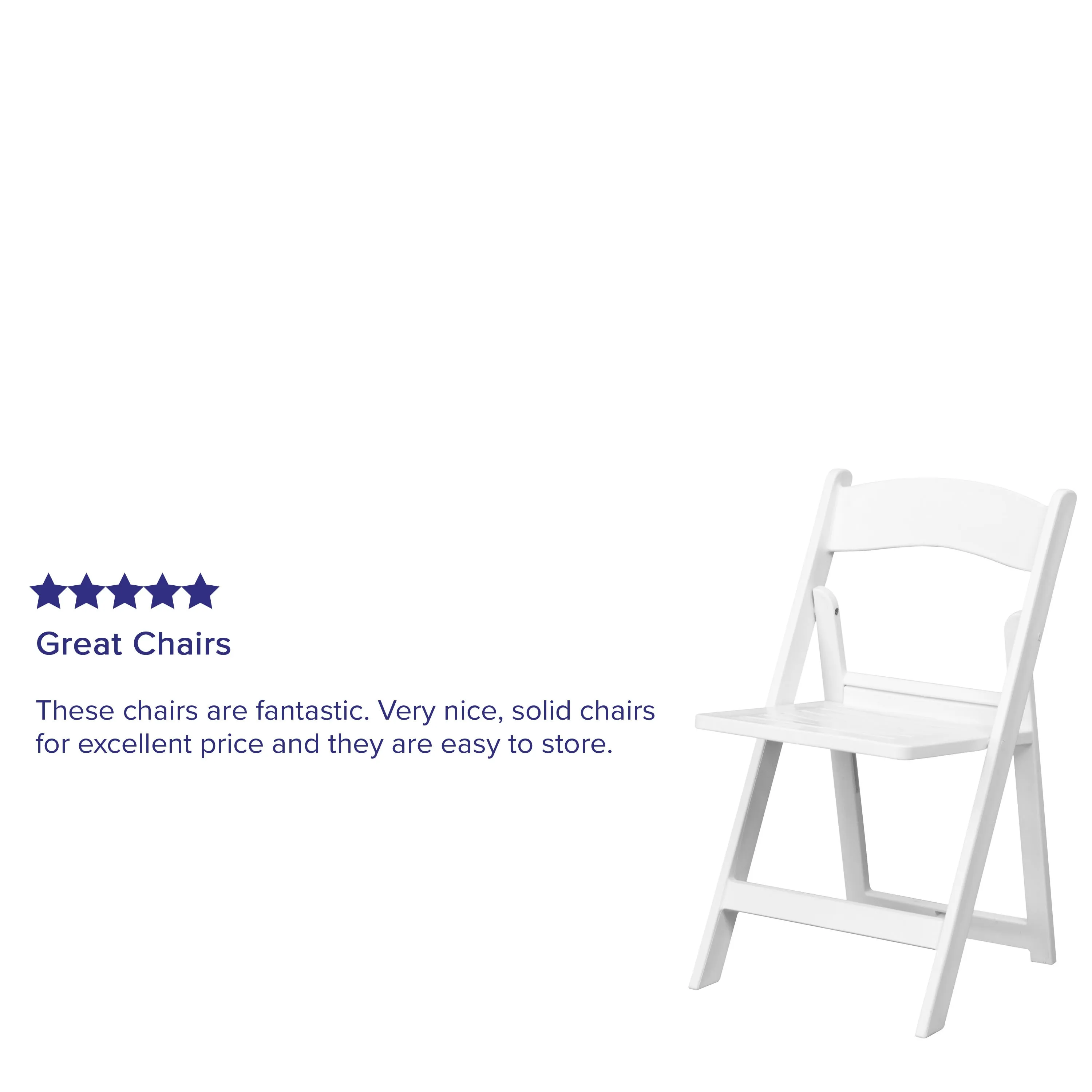 HERCULES Series 800 lb. Capacity Resin Folding Chair with Slatted Seat