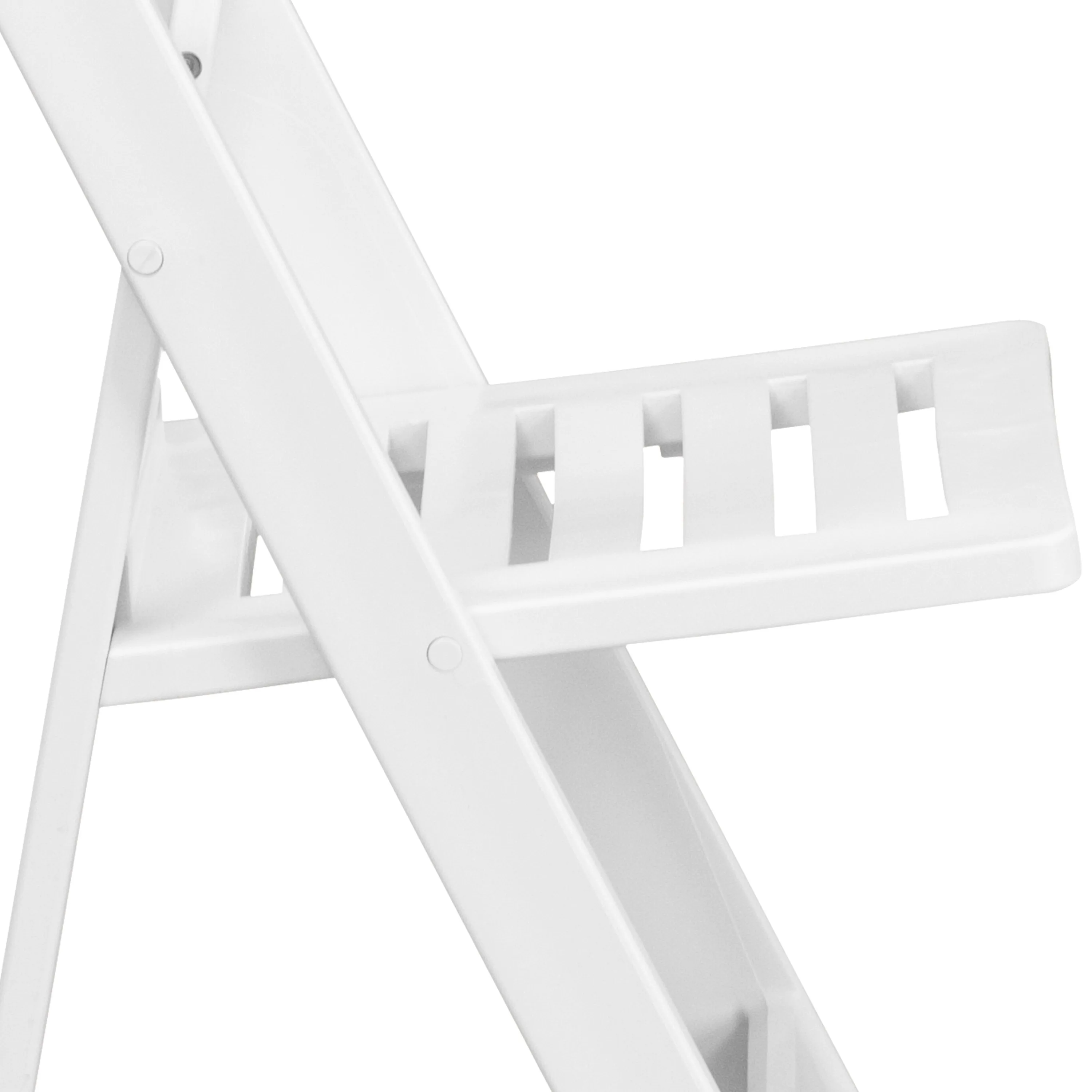 HERCULES Series 800 lb. Capacity Resin Folding Chair with Slatted Seat