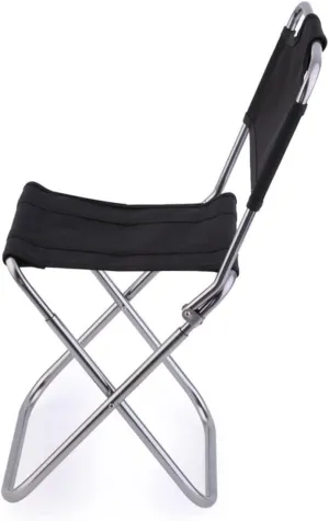 Homoyoyo Foldable Chairs Outdoor Folding Stool with Back Camping Folding Chair Folding Stool Portable Folding Chair Outdoor Foldable Chair Outdoor Aluminum Alloy Folding Chairs