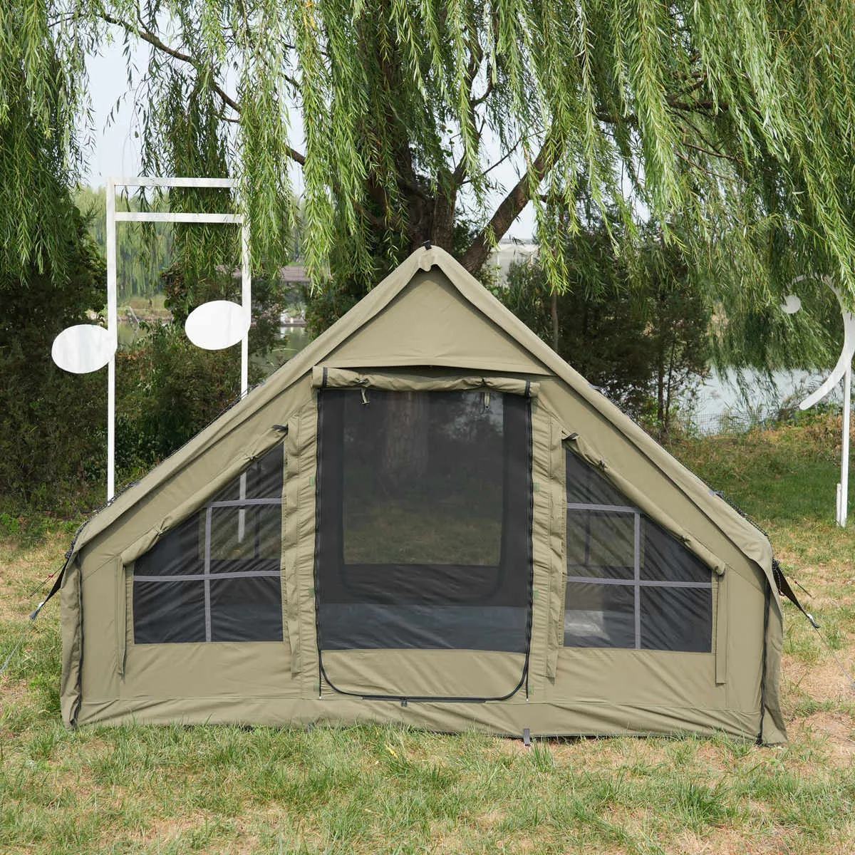Inflatable Air Tent Waterproof UV Protection Camping Tent Outdoor