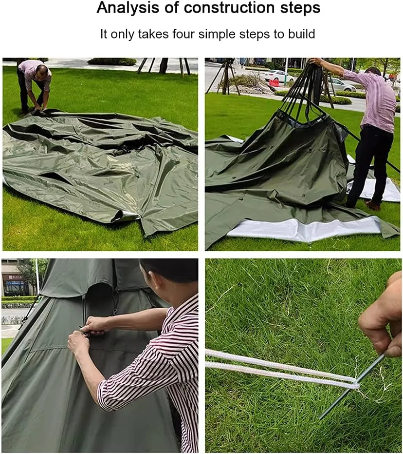 Instant Automatic Pop Up Camping Tent Easy Set Up Family Tent Perfect for Beach, Outdoor, Traveling,Hiking,Camping, Hunting, Fishing