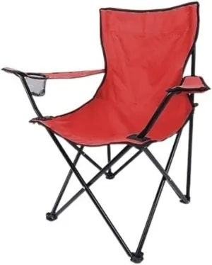 IRYZE Outdoor Chair Folding Camping Chair Folding Padded Deck Chair Backchair Beach Chair Fishing Chair Portable Lounge Chair Outdoor Armchair with Cup Holder Camping Chair Foldable Chair (Color : D)