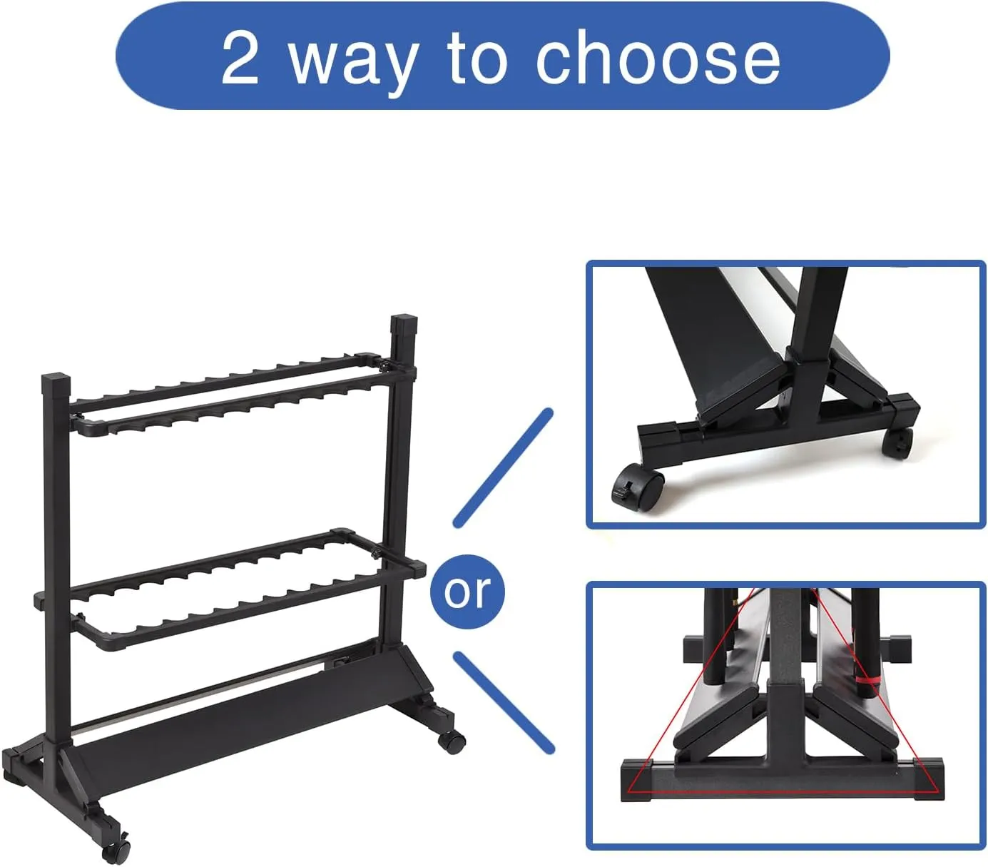 JOYWAVE Fishing Rod Holders,Aluminium Fishing Pole Holders,Portable Fishing Rod Rack,Holds Up to 24 Rods,Fishing Pole Vertical Ground Display Rack
