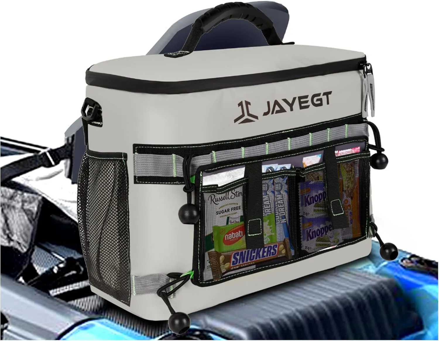 Kayak Cooler Behind Seat - Waterproof Cooler Bag Compatible with Lawn-Chair Seat Kayak，Kayak Accessories Camping Cooler, Portable Ice Chest for Fishing, Beach, Travel,Picnic, Cooler Leak-Proof