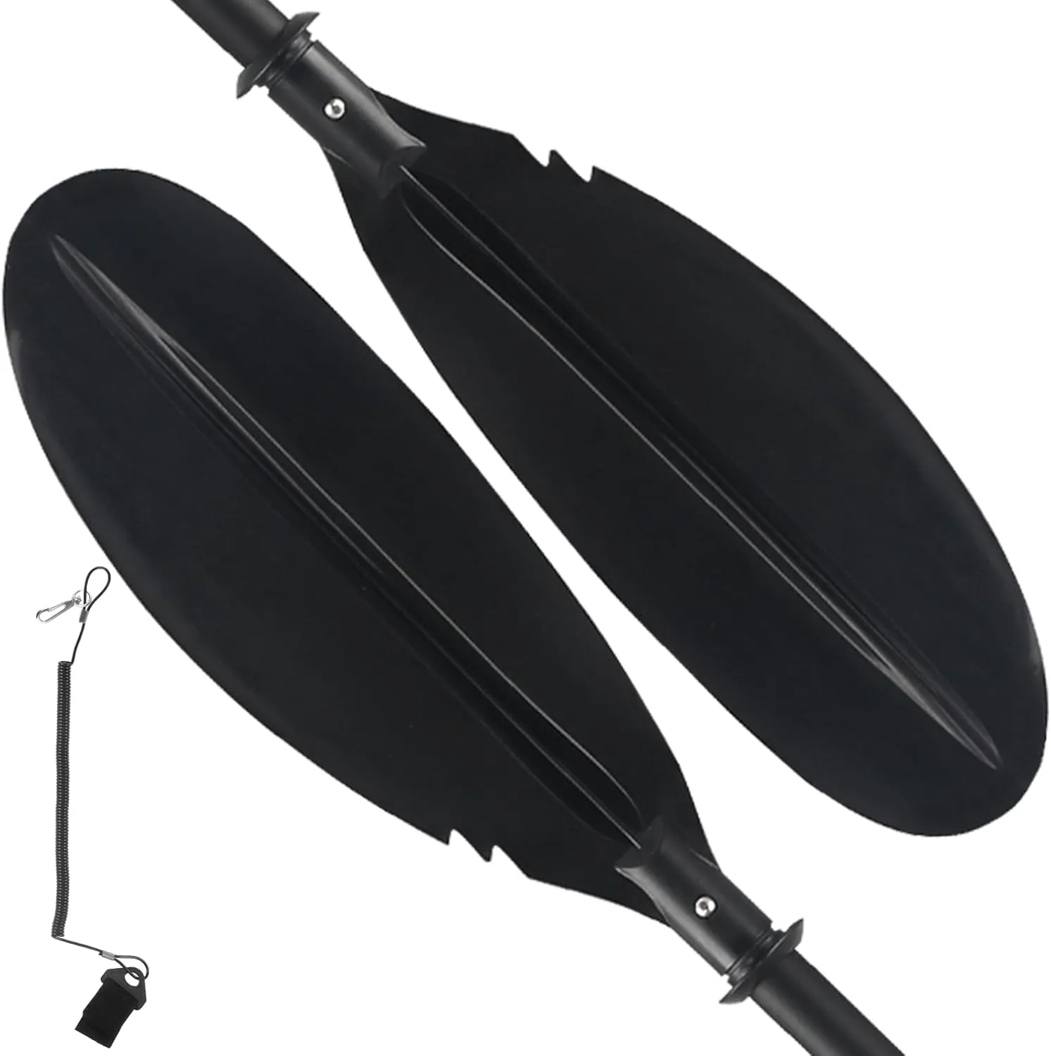 Kayak Paddles for Adults，Retractable Adjustable Paddle71inch-100inch Made of Thickened Stainless Steel Tube and Comfortable Foam Handle.