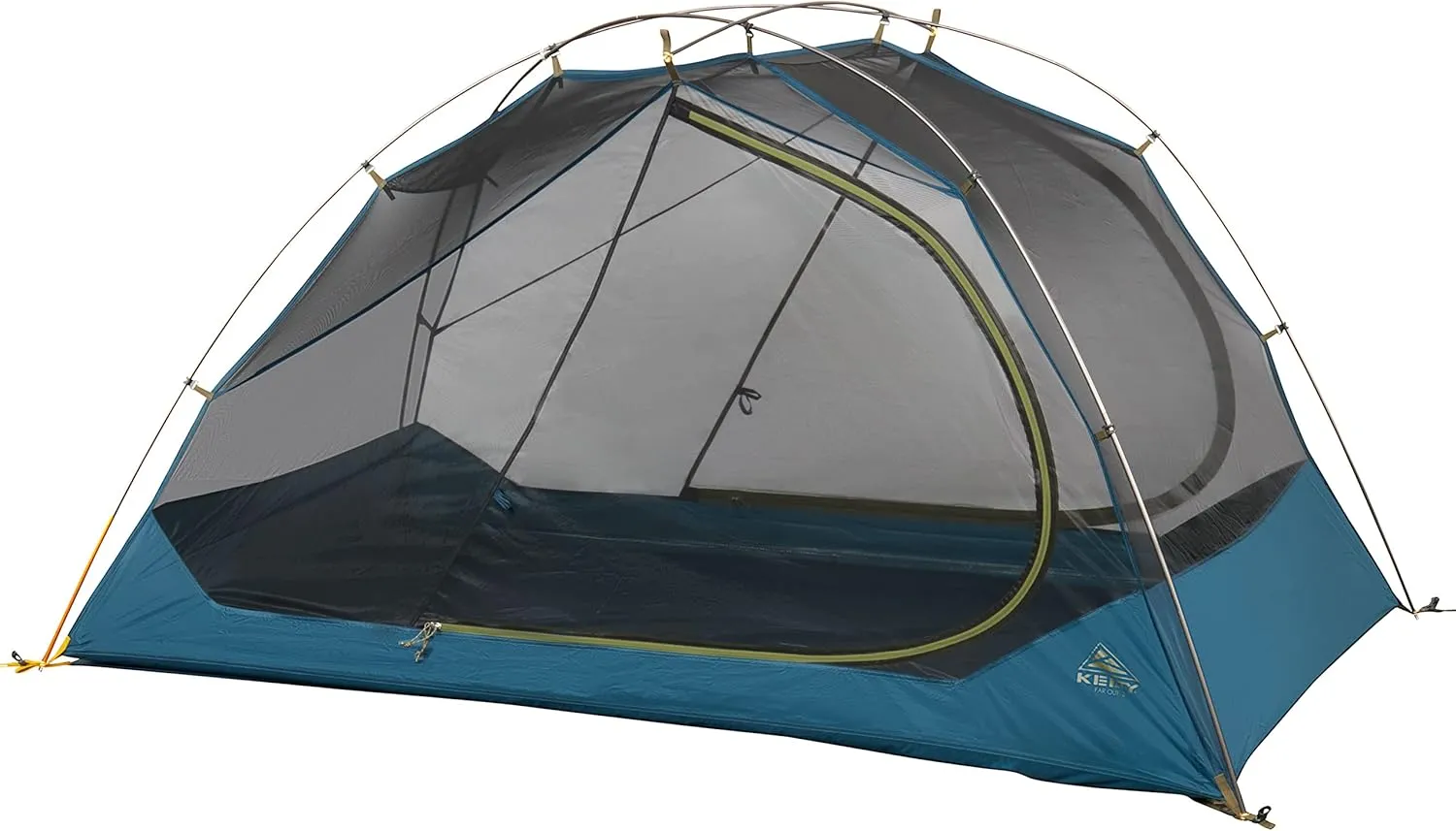 Kelty Far Out Backpacking Tent   Tent Footprint Package, 2 or 3 Person Capacity, Backpacking Starter Kit and Camping Shelter, Stuff Sack Included