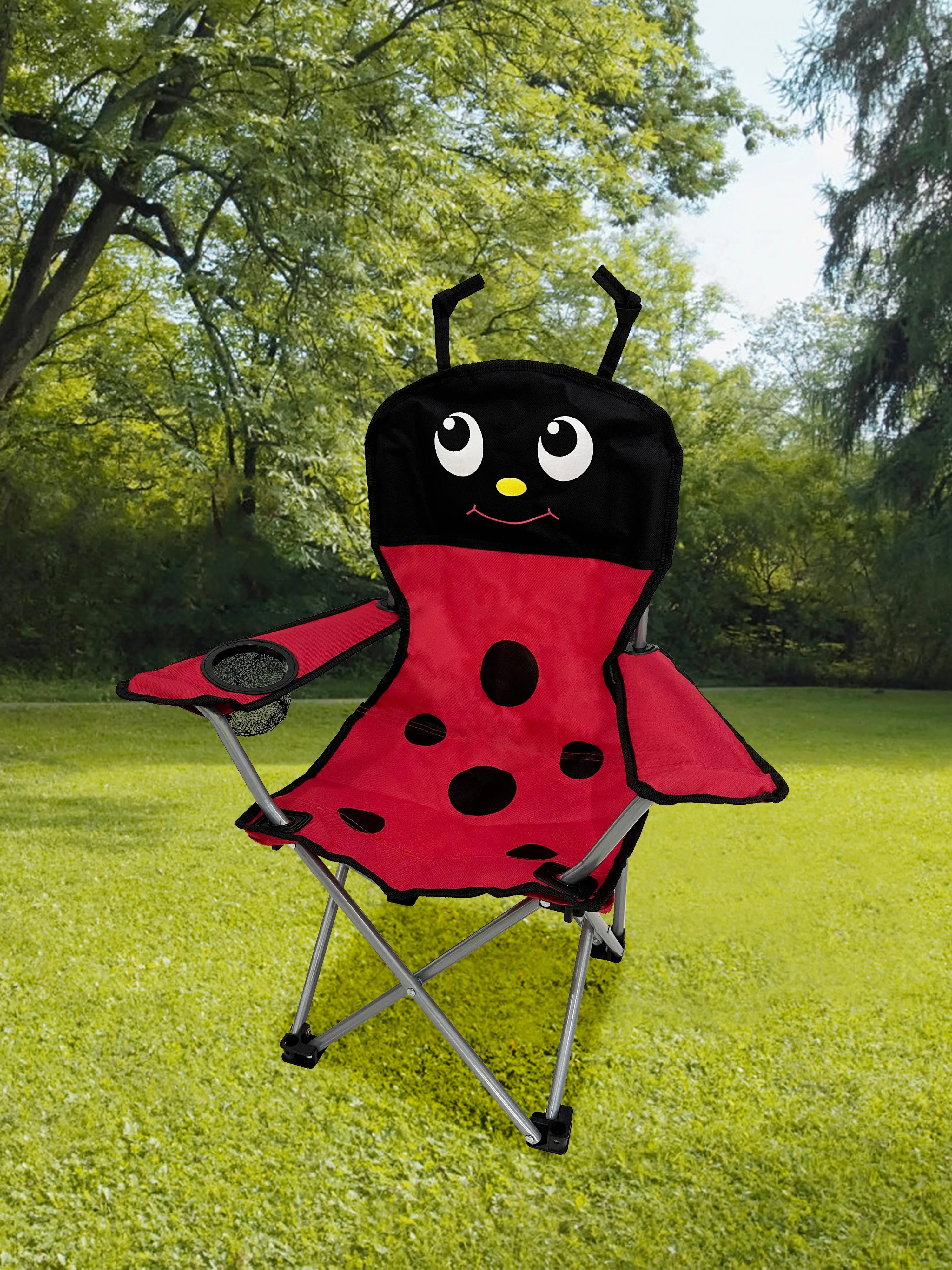 Kid's Ladybird Folding Travel Chair