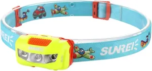 Kids Outdoor Headlight Head-Mounted Night Running Led Mountaineering Camping Light Summer Camp Waterproof Headlight Lightweight (Color : C)