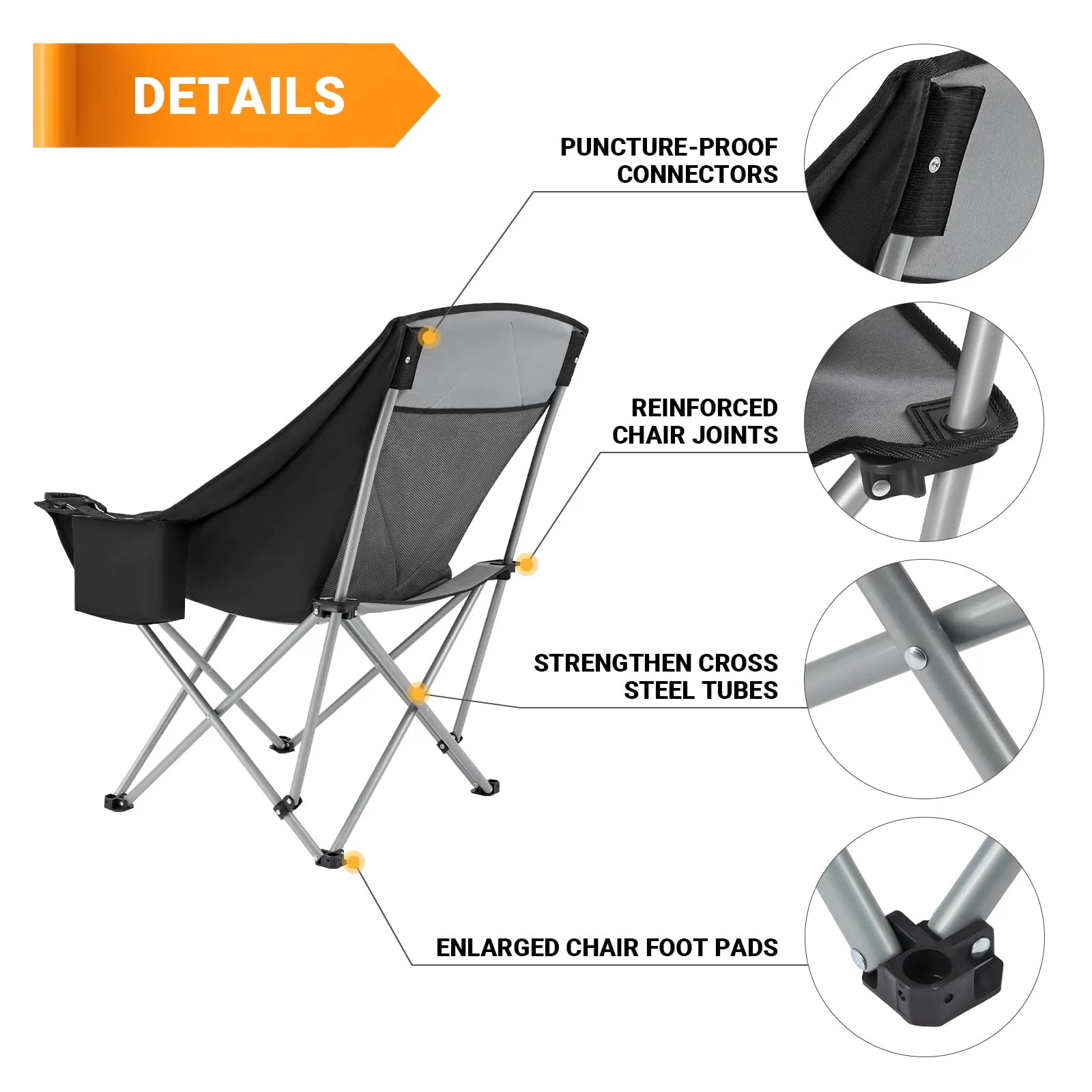 KingCamp PAULOWBIA Folding Sofa Chair