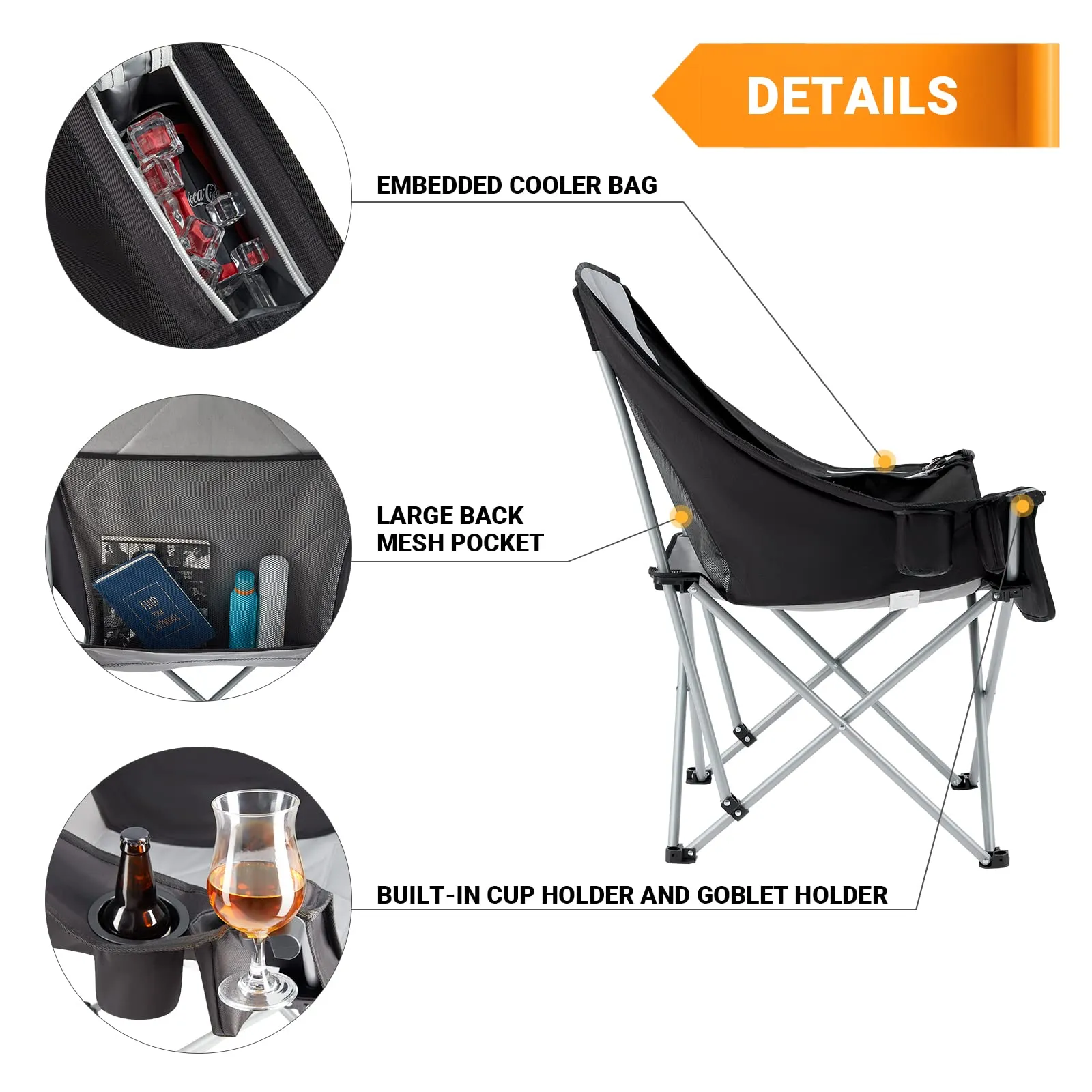 KingCamp PAULOWBIA Folding Sofa Chair