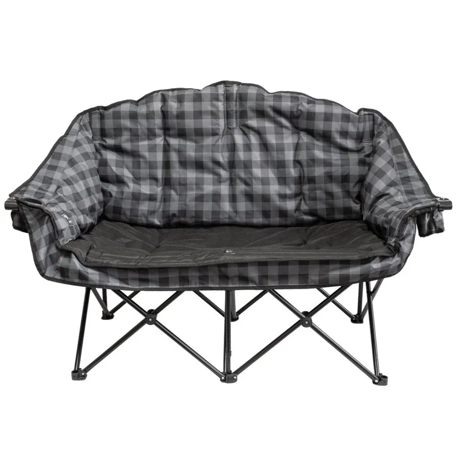 KUMA KM-BBDC-RB Bear Buddy Double Chair - Red Plaid